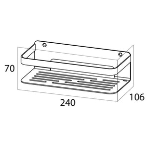 Tiger Mensola da Bagno Caddy Argentata 1400030946