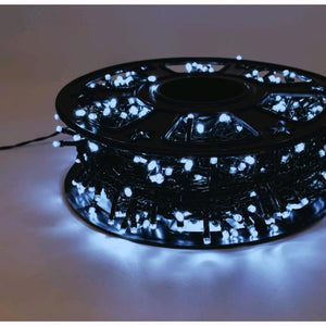 Serie Luci Natale 180 Led Luce Calda Giochi Luce Filo 11 mt Uso Esterno D1968