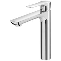 MISCELATORE MONOCOMANDO RUBINETTO LAVABO ALTO CROMATO LUCIDO SERIE FLAT FERIDRAS 401022