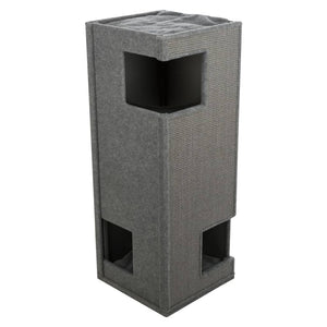 TRIXIE Tiragraffi per Gatti a Torre 118 cm Grigio 439902