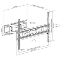 Equip 650337 supporto tv a parete 2,03 m (80") nero