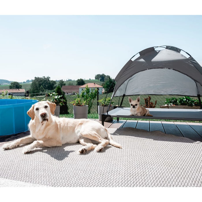 Kerbl Cuccia Vacanza per Cani 105x86x75 cm Grigia