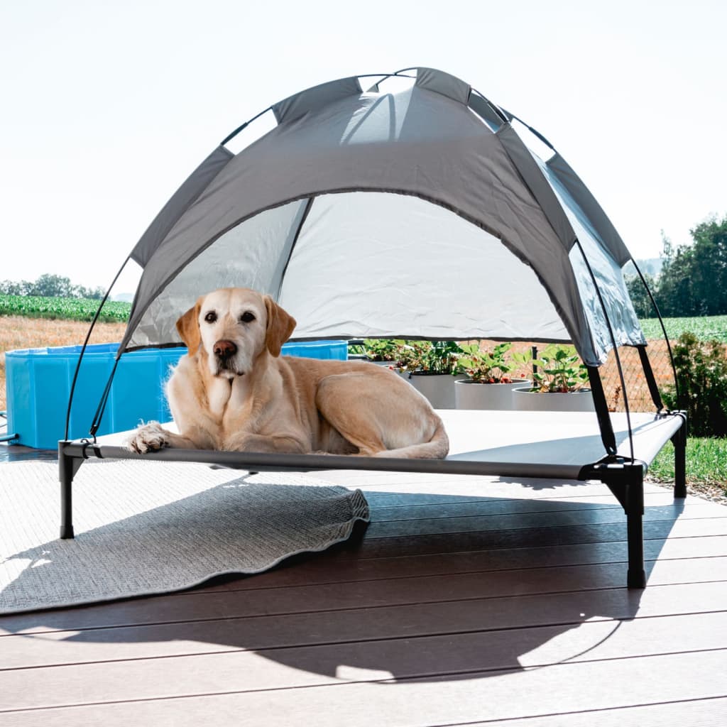 Kerbl Cuccia Vacanza per Cani 105x86x75 cm Grigia