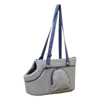 Kerbl Trasportino per Animali Domestici Marie 40x20x21 cm Grigio e Blu 445248