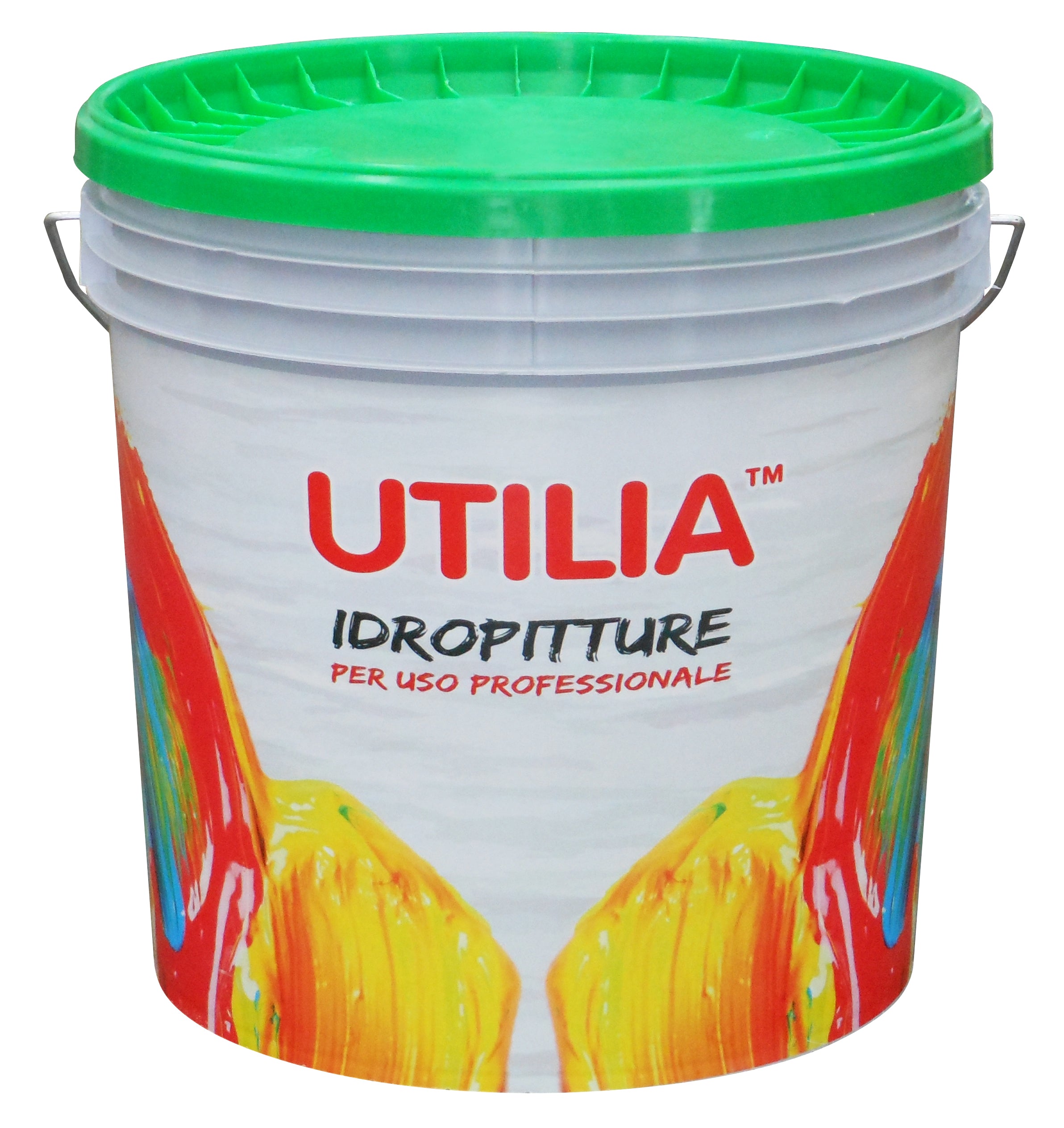 Utilia idropittura al quarzo liscio col.bianco lt.14 - Utilia