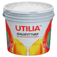 Utilia vernice acrilica per tetti kg.  5 col.rosso - Utilia