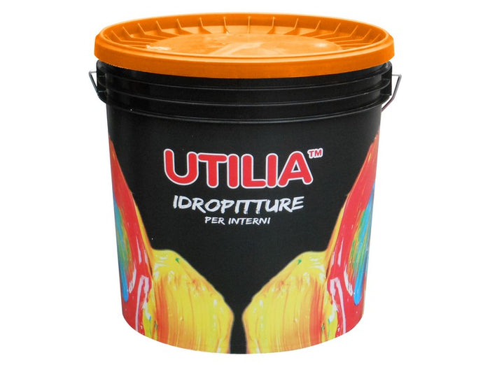 Utilia idropittura semilavabile col.bianco lt.14 - Utilia