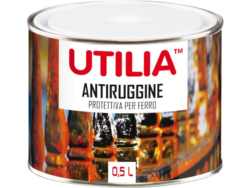 Utilia antiruggine   ml. 500 grigio (6 pezzi) - Utilia