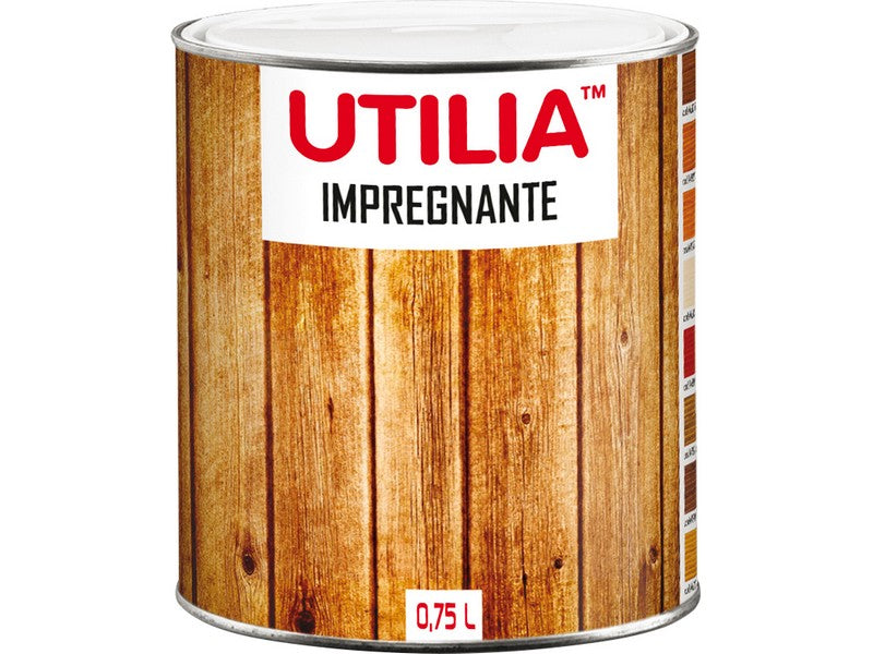 Utilia impregnante ml.750 mogano (6 pezzi) - Utilia