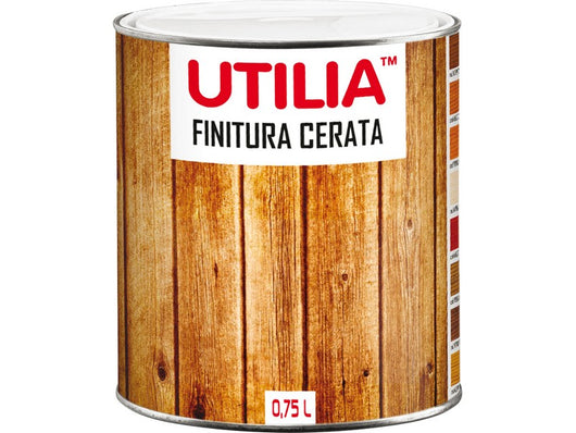 Utilia finitura cerata ml.750 noce chiaro (6 pezzi) - Utilia