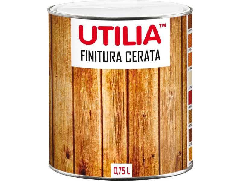 Utilia finitura cerata ml.750 noce chiaro (6 pezzi) - Utilia