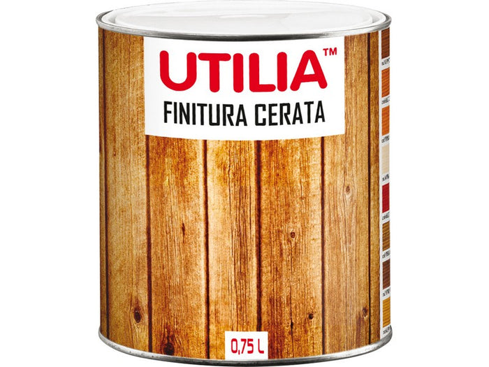 Utilia finitura cerata ml.750 mogano (6 pezzi) - Utilia