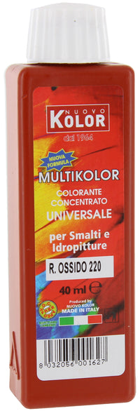 Colorante universale ml.40 col. arancio ossido 100rl (12 pezzi) - 