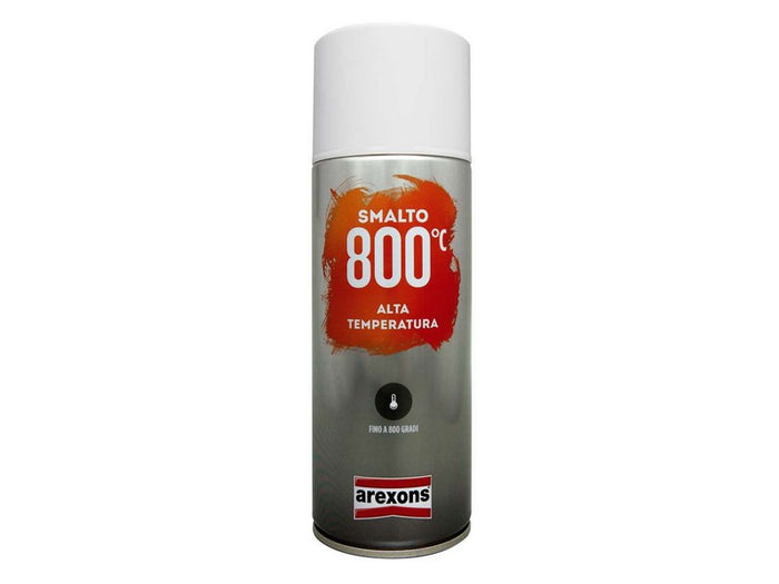 Arexons vernice spray ml.400 smalto 800 Ã˜c alta temperatura marrone (6 pezzi) - Arexons