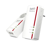 Fritz!powerline 1260 wlan set 1200 mbit/s collegamento ethernet lan wi-fi bianco 2 pz - 20002819