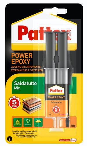 6pz pattex saldatutto mix siringa 28 g 4025