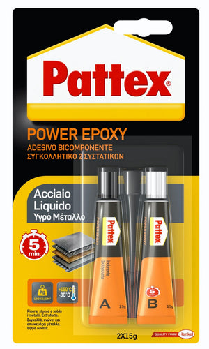 6pz pattex acciaio liquido tubo gr.30 4026