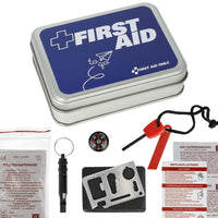 FIRST AID ONLY Set di Emergenza 22 pz To Go in Scatola in Metallo 444419