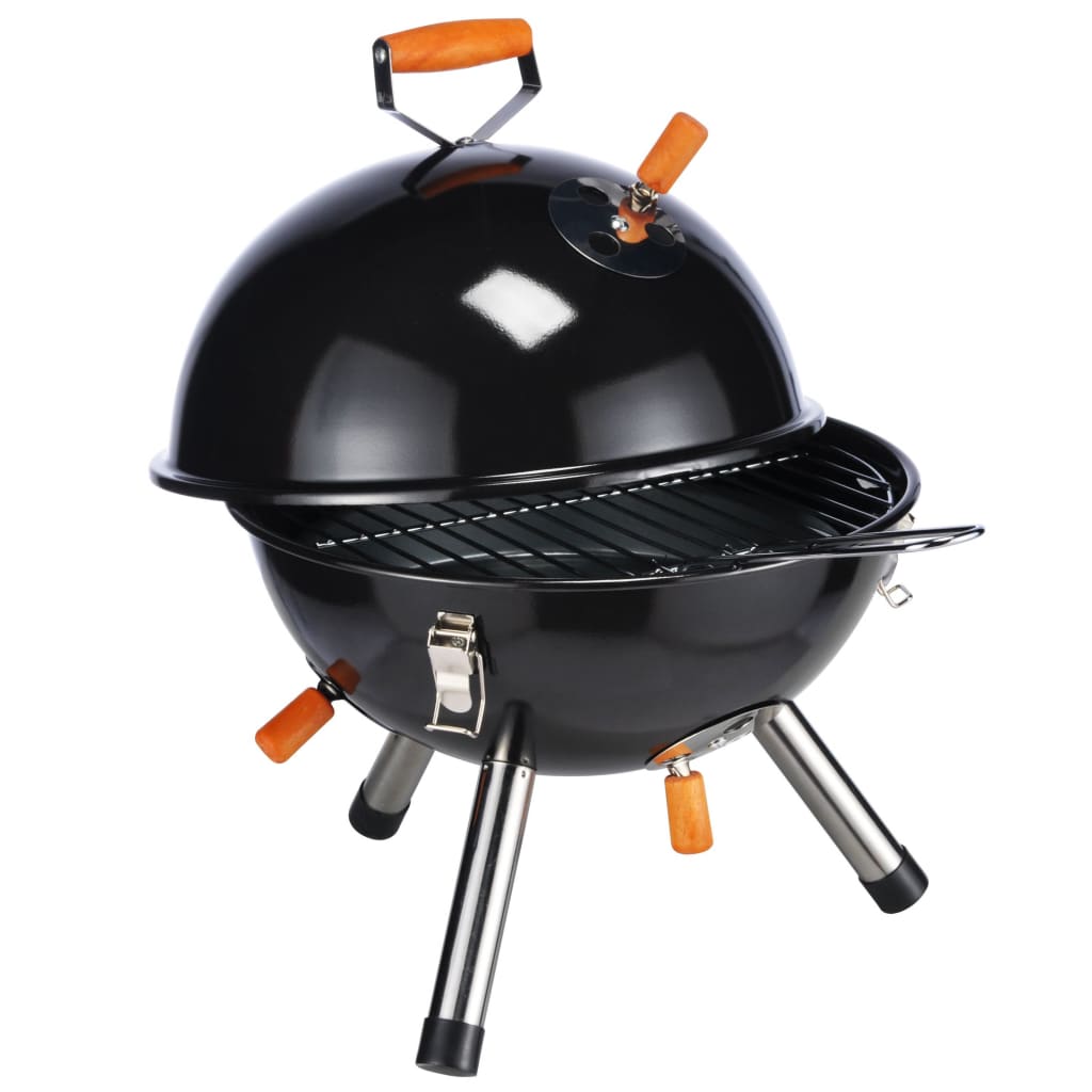 HI Mini Griglia Kettle per Barbecue a Carbone Nera cod mxl 16946