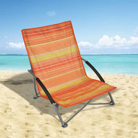 HI Sedia da Spiaggia Pieghevole Arancione 65x55x25/65cm cod mxl 13694