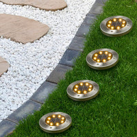 HI Luci Solari a LED Interrate da Giardino Set 4 pz  cod mxl 65717