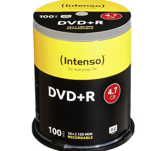 Dvd+r 4.7gb 16x slim case 100pz. - 4111156