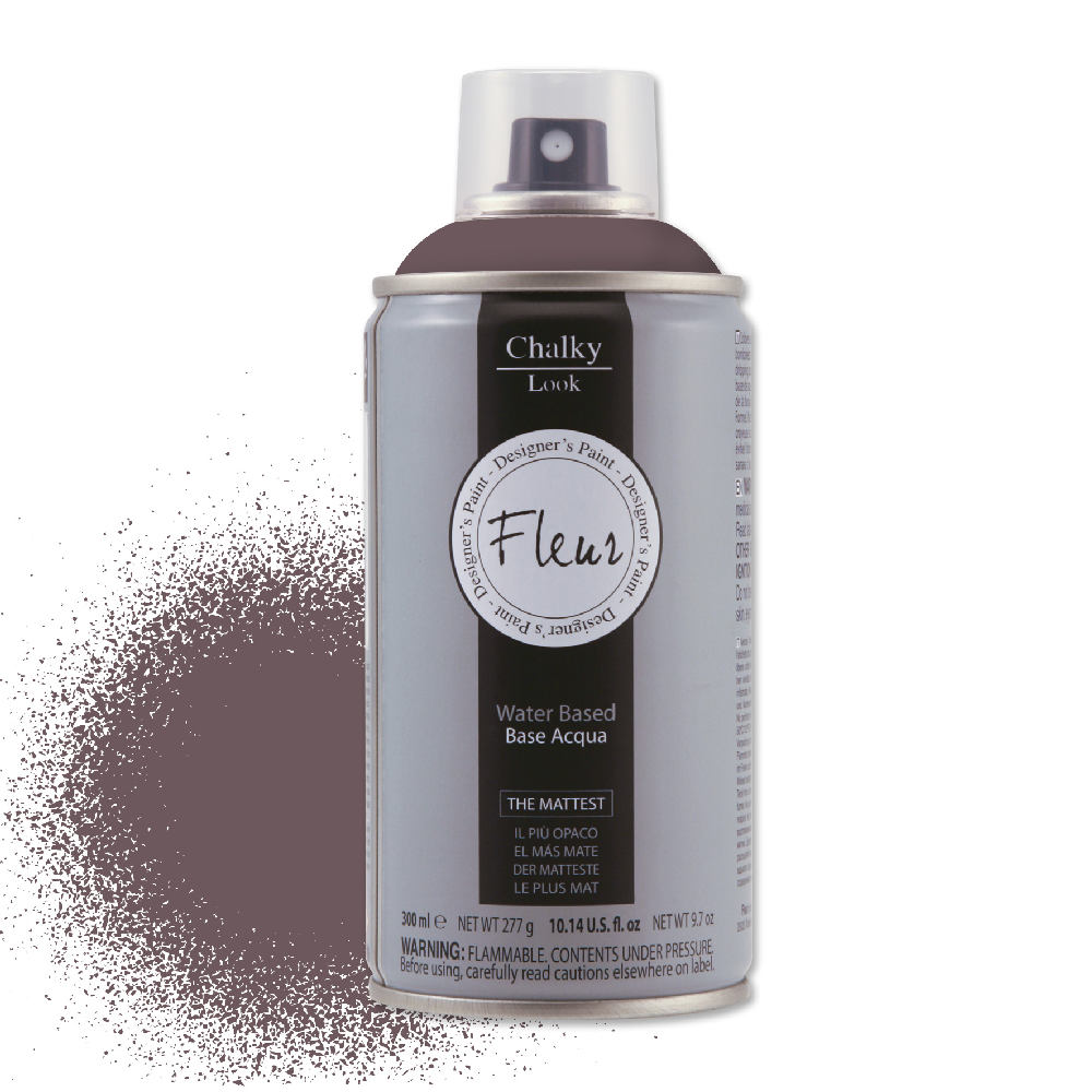 Fleur Chalky Look Spray Colore Opaco Gessoso Shabby per Legno Metallo Muro Colore: Chocolate Blush