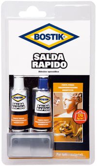 Uhu bison colla bostik saldarapido blister  ml. 30 (2 tub. ml. 15) (6 pezzi) - Uhu Bison