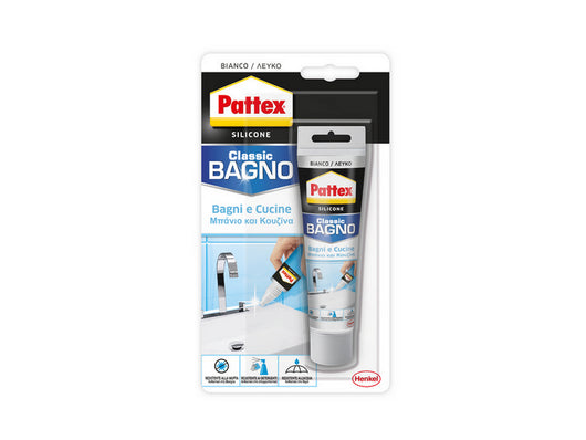 silicone pattex bagni e cucine bianco blister ml. 50 vit10507