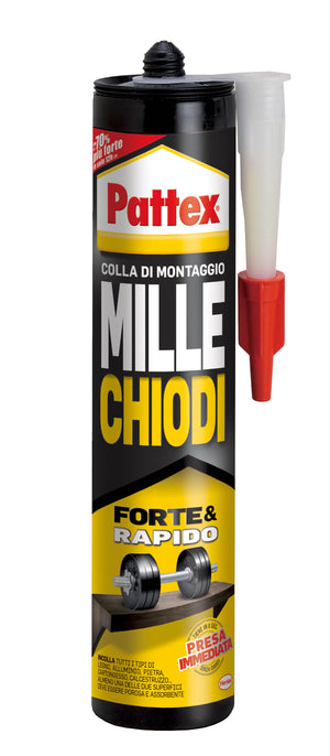 Henkel colla pattex mille chiodi forte&rapido cartuccia  gr. 400 (12 pezzi) - Henkel