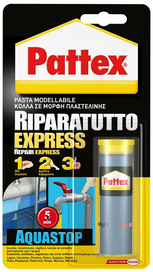 adesivo pattex riparatutto express acquastop gr. 48 vit30231