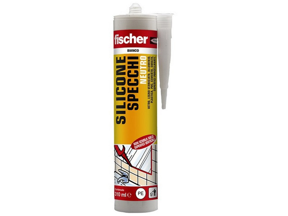 12pz silicone specchi ml. 310 - col. bianco vit49626