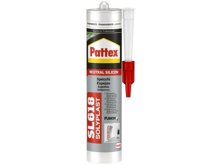 silicone neutro pattex specchi sl618 ml. 300 - trasparente cod:ferx.vit51311