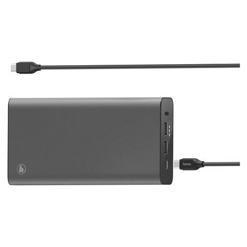 Hama 00200012 batteria portatile ioni di litio 26800 mah antracite