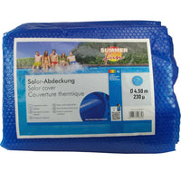 Summer Fun Copertura Solare per Piscina Rotonda 450 cm in PE Blu