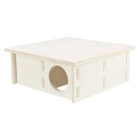 TRIXIE Casetta per Roditori con 4 Camere 25x10x25 cm in Legno cod 10270