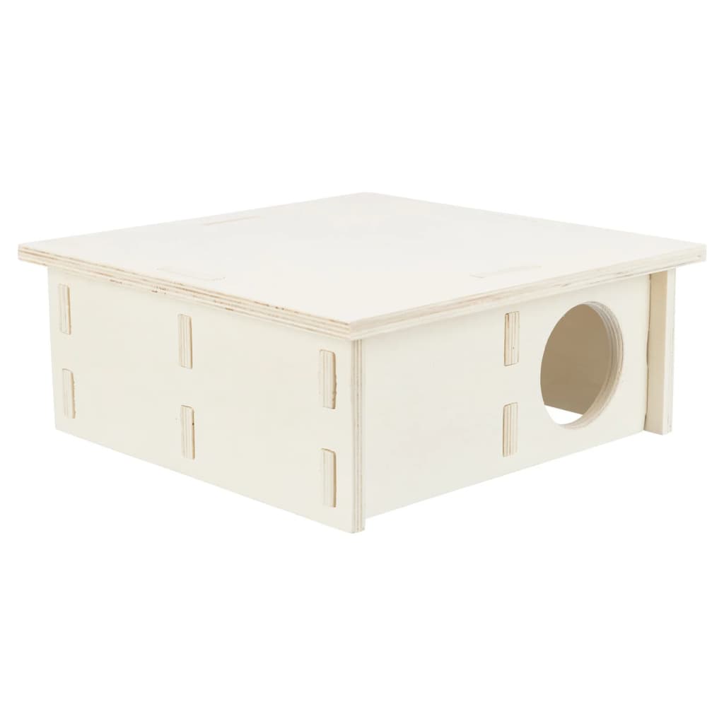 TRIXIE Casetta per Roditori con 4 Camere 25x10x25 cm in Legno cod 10270