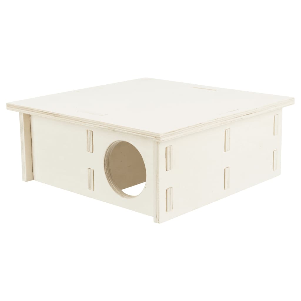 TRIXIE Casetta per Roditori con 4 Camere 30x12x30 cm in Legno 444020