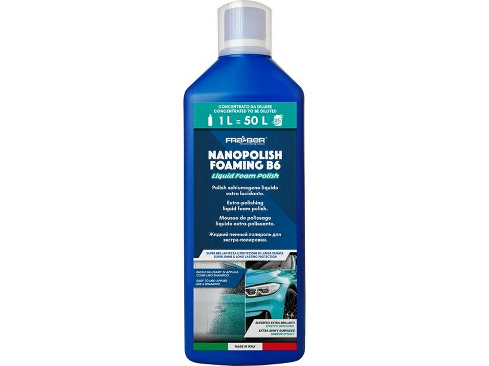 polish schiumogeno liquido extra-lucidante ''nanopolish foaming b6'' lt. 1 vit54990