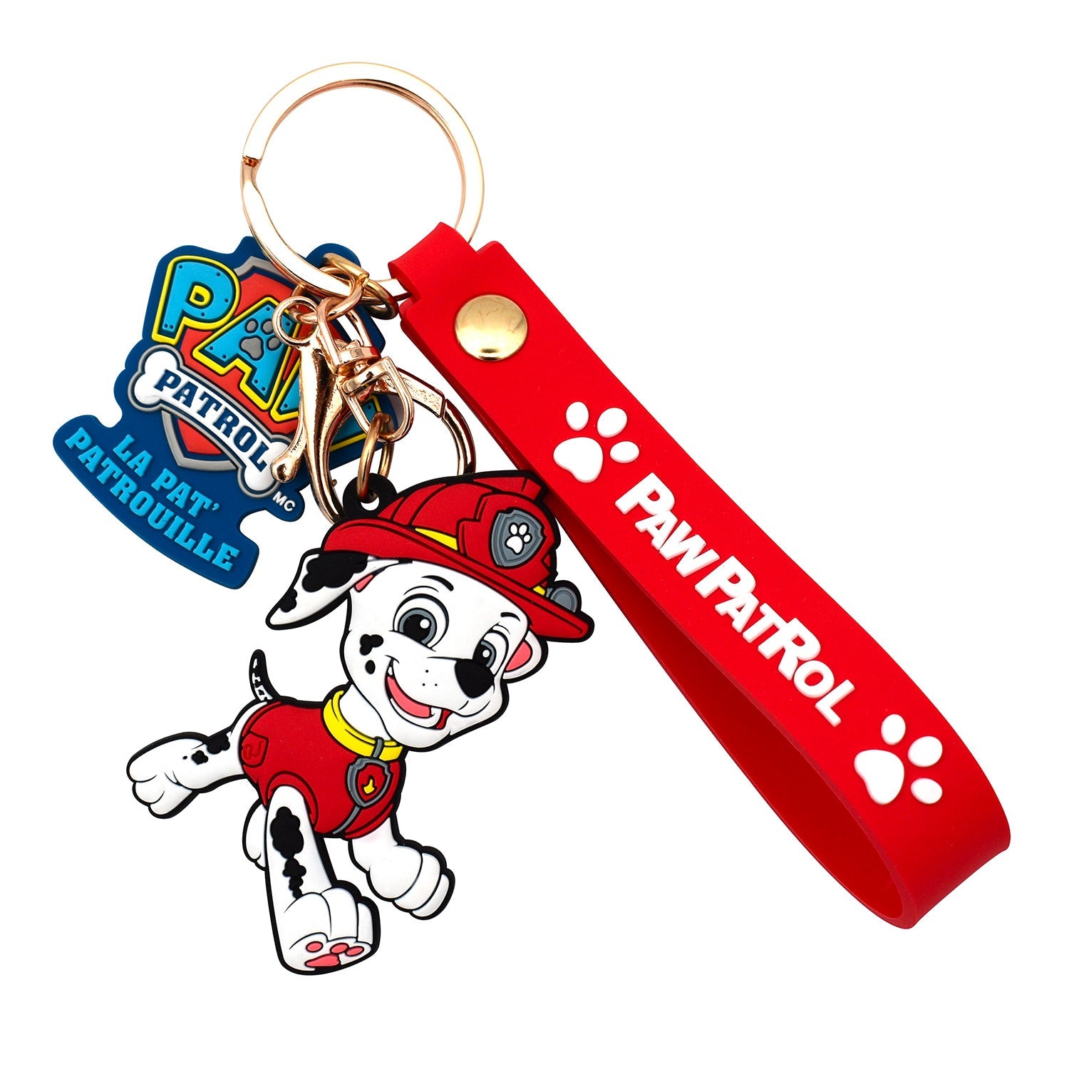 Set 24 Portachiavi Paw Patrol 3D in Silicone per Bambini Varie Colorazioni