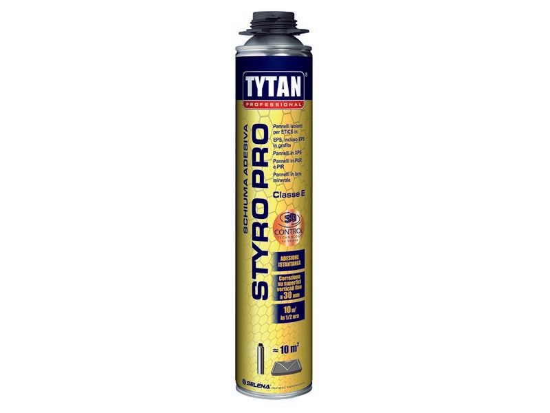 Tytan schiuma adesiva per cappotto styro pro a pistola  ml.750 - Tytan