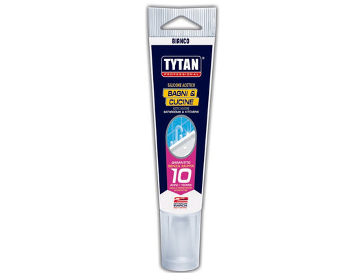 Tytan silicone acetico bagni e cucine ml. 60 col. trasparente (24 pezzi) - Tytan