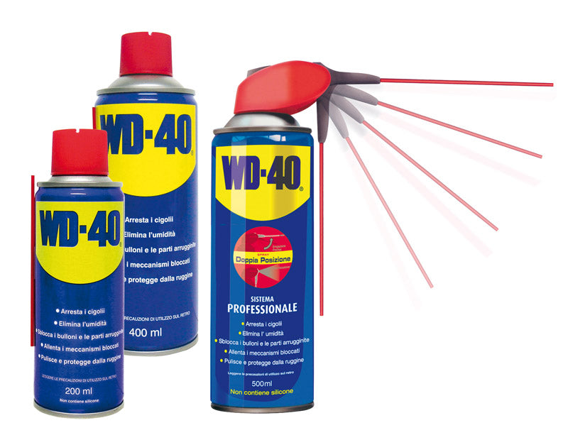 Spray lubrificante wd-40  ml. 200 (in display) (36 pezzi) - 