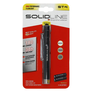 SOLIDLINE Torcia ST4 con Clip 180 lm 442994