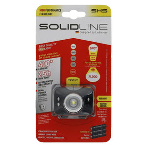SOLIDLINE Lampada Frontale a LED SH5 400 lm Luce Rossa 442990