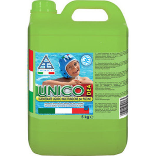 CLORO MLIQUIDO ULTIFUNZIONE PER PISCINA KG. 5 UNICO