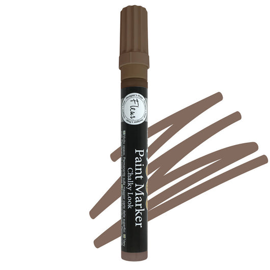 Pennarello Fleur Marker Paint Super Opaco per Decorazioni Pittura Colore: Chocolate Wish