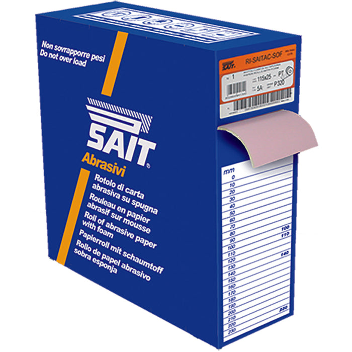 Sait carta abrasiva ri-saitac-sof 3s mm. 115x25 mt. grana 320 - Sait