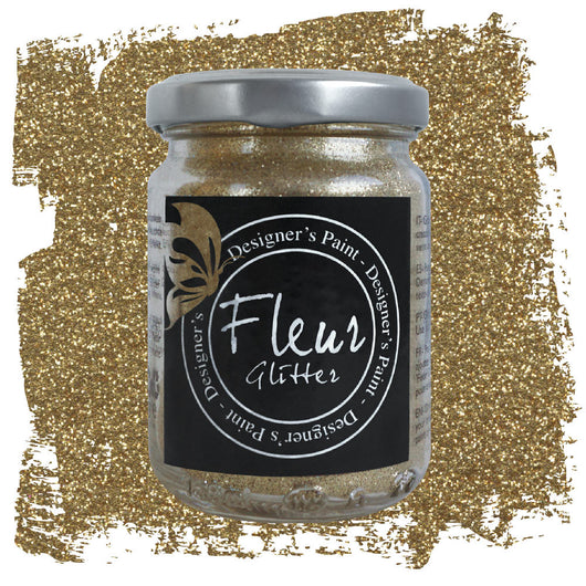 Glitter in Polvere Fleur per Pittura Vernici Decorazioni 90 gr Colore: Champagne