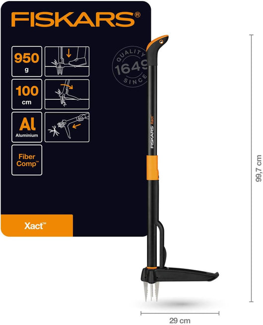 ESTIRPATORE PER ERBACCE L.100MM. XACT A.139950 CON IMPUGNATURA ERGONOMICA